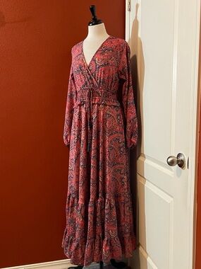 Anthropologie | Dresses | Anthropologie The Somerset Maxi Dress Velvet  Edition | Poshmark